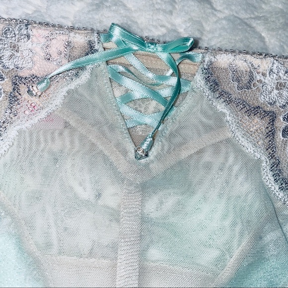 32B Set Mint Bombshell Seduction Bra Mint Crystal - Picture 5 of 10